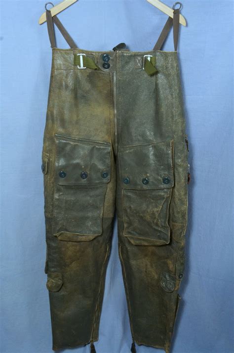 Luftwaffe Issued Grey Leather Jacket And Pants Grey Leather Jacket