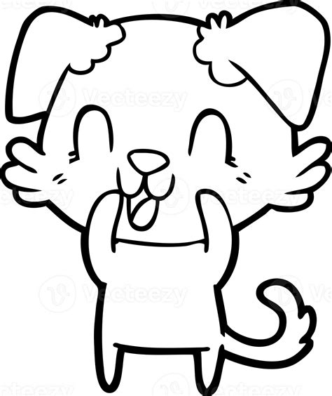 Laughing Cartoon Dog Drawing 46995220 Png