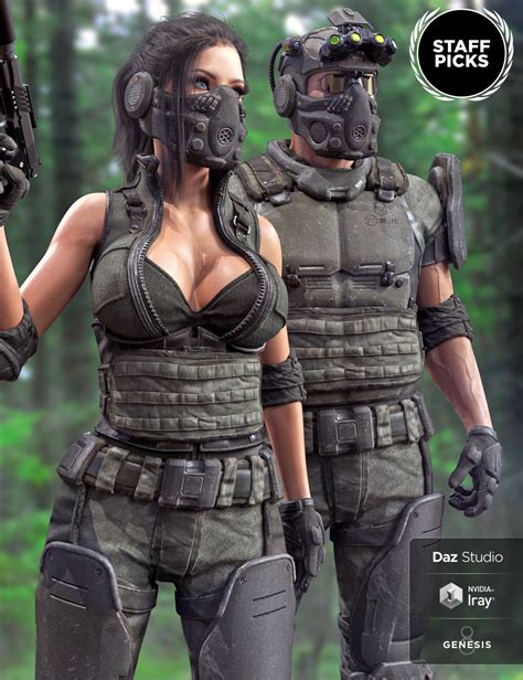 Futuristic Tactical Body Armor