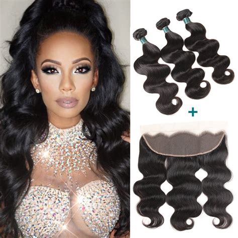 Amazon Ashimary Body Wave Bundles With Frontal Ear To Ear Lace