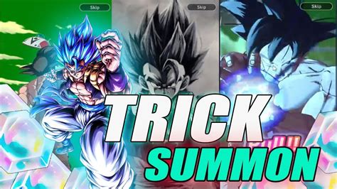 Trick Summon Ultra Gogeta Blue Db Legends Games Youtube