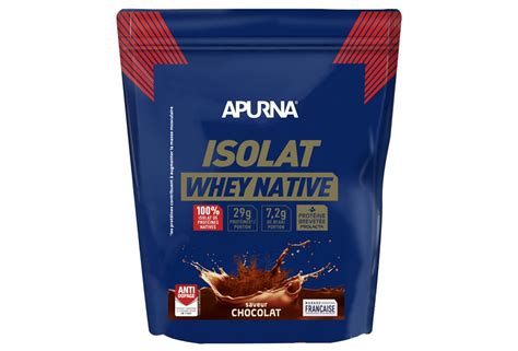 Apurna Isolat Whey Native G Chocolat Sportnahrung Proteine Apurna