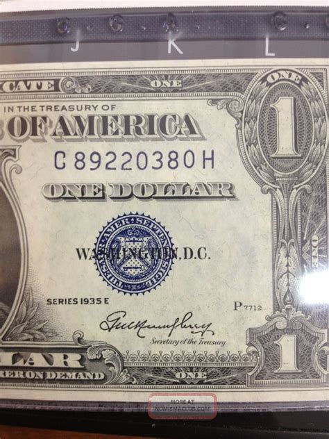 E Dollar Silver Certificate With Blue Seal Unc Note Graded By Cga