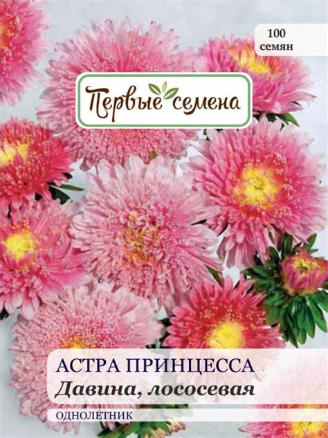 Купить семена Астра Принцесса Давина, лососевая в магазине Первые ...