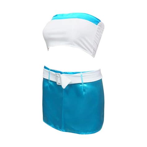 Jual Kimochi Me Lingerie Cost076 Kostum Air Hostess Biru Di Seller