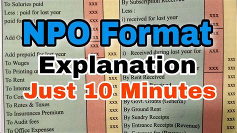 Th Bk Npo Format Explanation Just Minutes Atul Sir Youtube