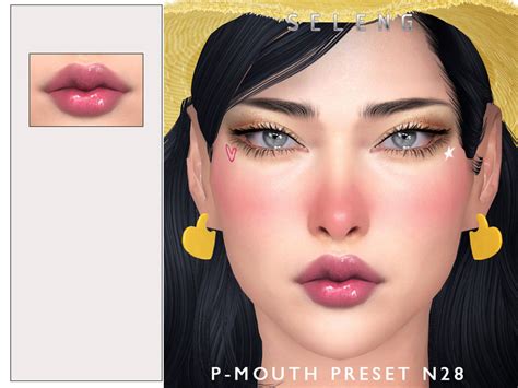 P Mouth Preset N28 By Seleng Created For The Emily CC Finds