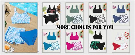 Amazon Cozyease Girls Piece Swimsuit Tropical Print Bikini Bathing Suit With Shorts