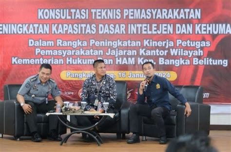 Kanwil Kemenkumham Babel Gelar Konsultasi Teknis Pemasyarakatan