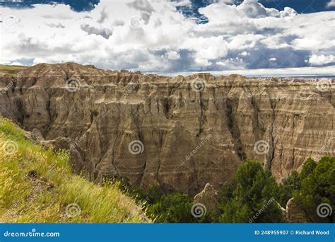 View At Rocks In Pinnacles Overlook Badlands National Park South