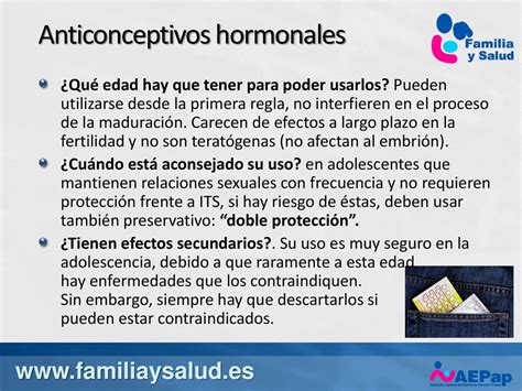 Anticoncepción En Adolescentes Ppt Descargar