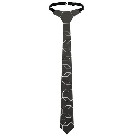 Hex Tie Acrylic And Metal Neck Ties And Belts Outspoken Mens Fashion