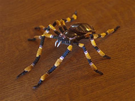 17 Best Images About Beaded Bugs On Pinterest Brooches Spider And