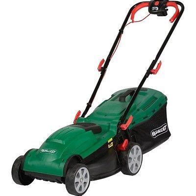 Qualcast Electric Rotary Lawnmower W Manual Push Grass Cutter Weed