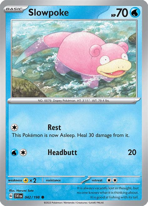 Slowpoke Scarlet Violet Svi Pkmncards