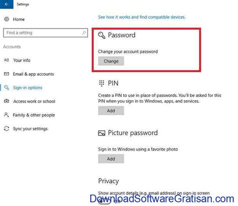 Cara Merubah Password Di Komputer Windows 10