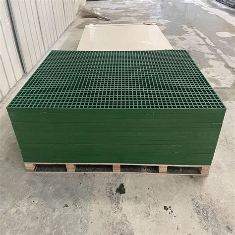 FRP Grating For Solar Power Panels Roof Top Walkways Plastic Floor