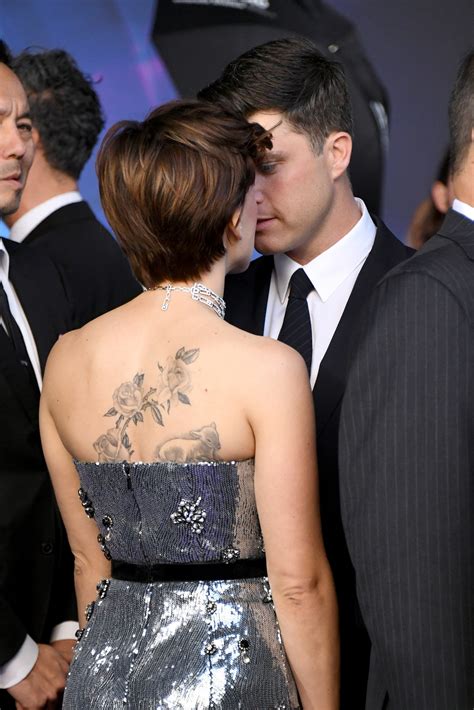 Scarlett Johansson Reveals Huge Back Tattoo at "Avengers: Infinity War ...