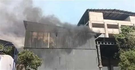 Blaze Engulfs Surat Textile Mill Short Circuit Sparks Panic But No