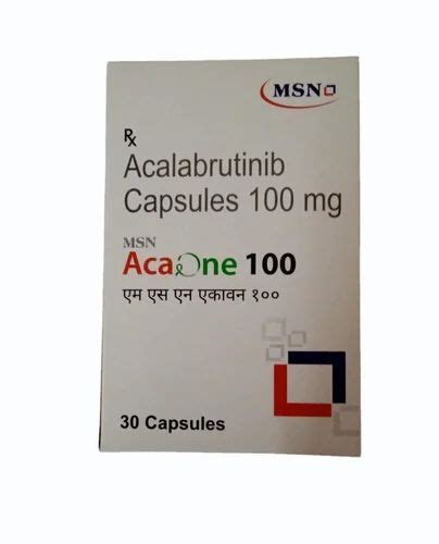 Acalabrutinib Capsules 100 Mg At Rs 9500 Box Biovorin Tablet In