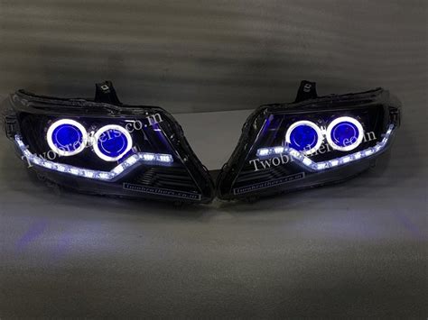 Old Honda City Ivtech Dual Projector Headlights With Eagle Eyes Indicator With Matrix Drl With