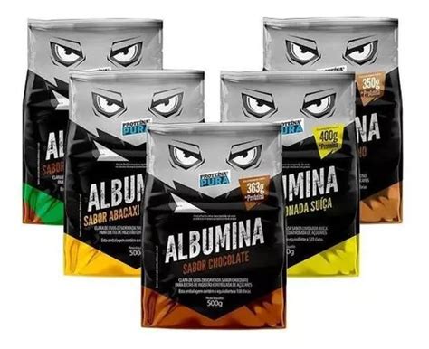 6 x Albúmina 500 g Proteína Pura 7 Sabores MercadoLibre