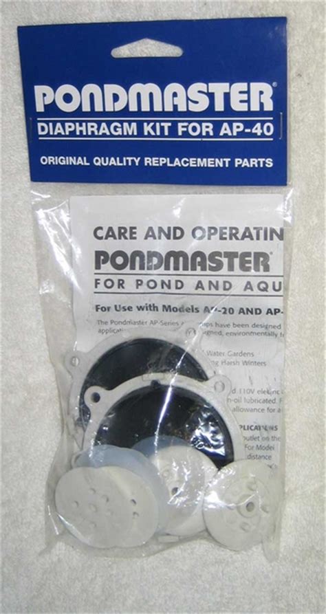 Pond Supplies: Pondmaster Air Pump Rebuilding Kit – Pond Aeration – Pond Air Pumps