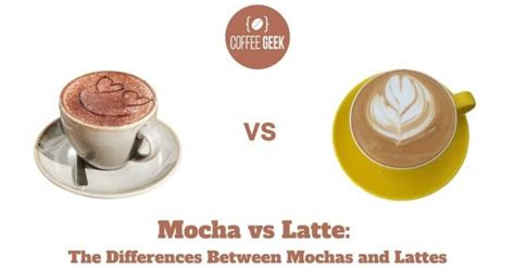 Mocha Vs Latte Major Differences Explained