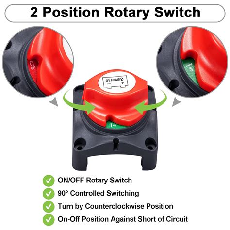 Buy Marine Boat Battery Disconnect Switch 12V 24V 48V Master Battery