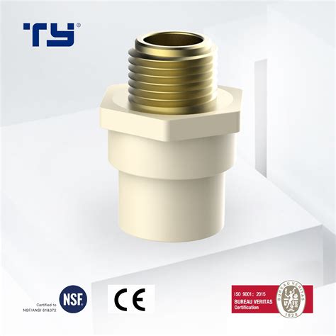 Piping Systems Cpvc Pressure Pipe Tube Fittings Male Adapter Brass