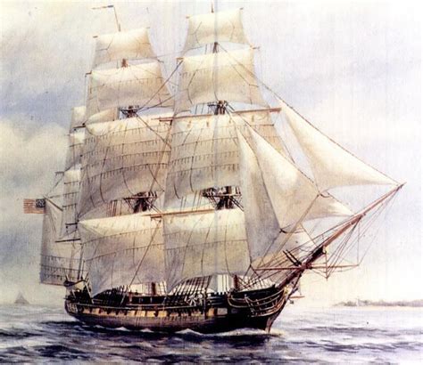 Frigate USS Chesapeake in the War of 1812