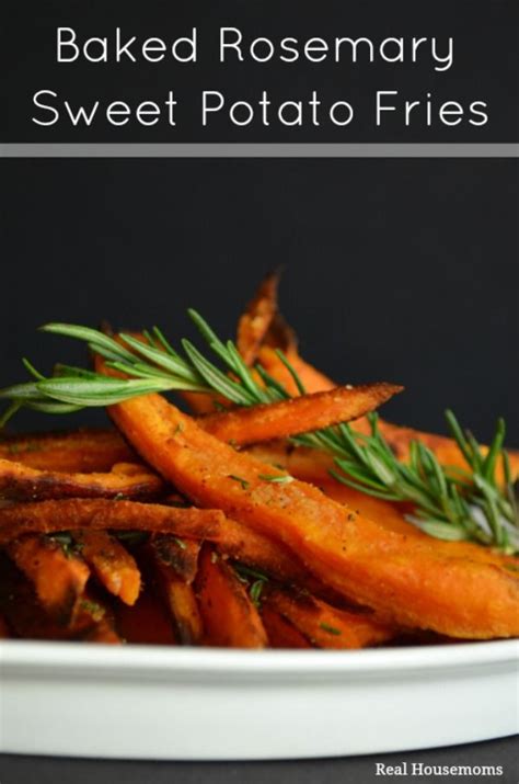 Baked Rosemary Sweet Potato Fries Recipes Veggie Dishes Sweet