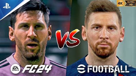 PES 24 Vs EA Sports FC 24 Which Game Has The Best Graphics YouTube