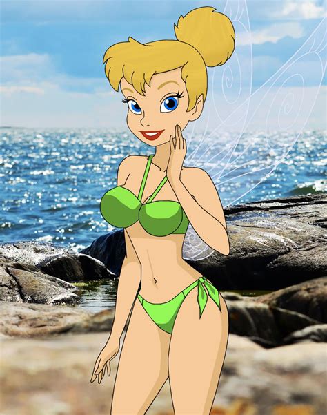 Tinkerbell In A Bikini By Carlshocker On DeviantArt Disney Princess