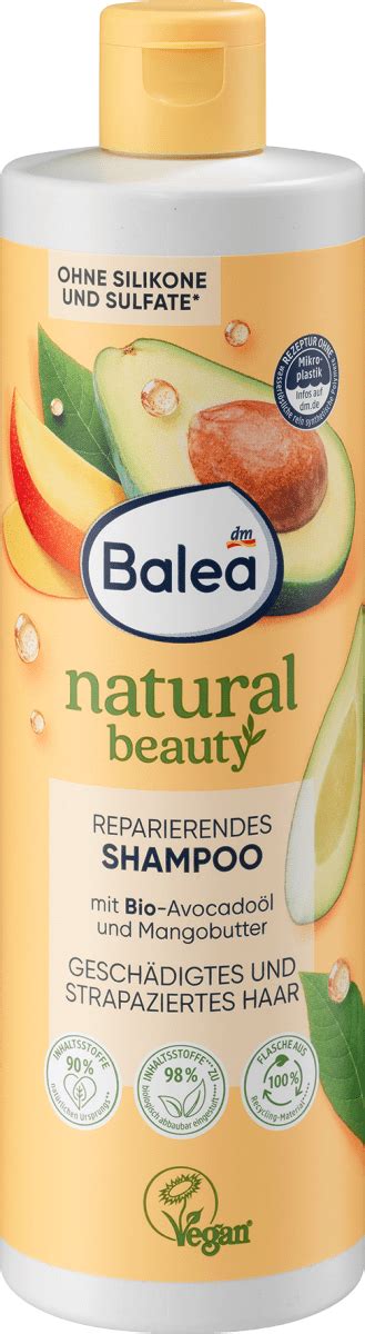 Balea natural beauty obnavljajući šampon za kosu organski avokado i