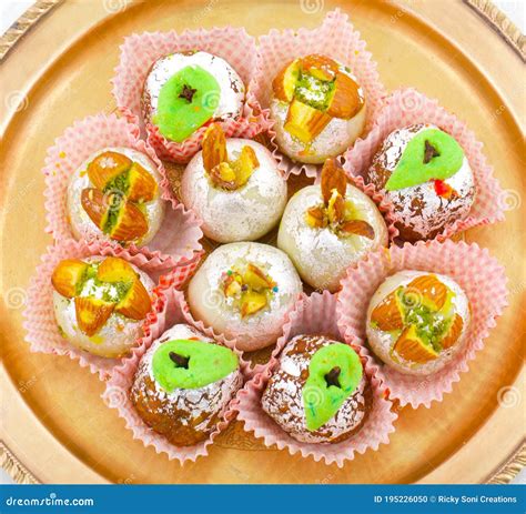 Indian Traditional Mix Sweet Food Or Mix Mithai Stock Photo Image Of