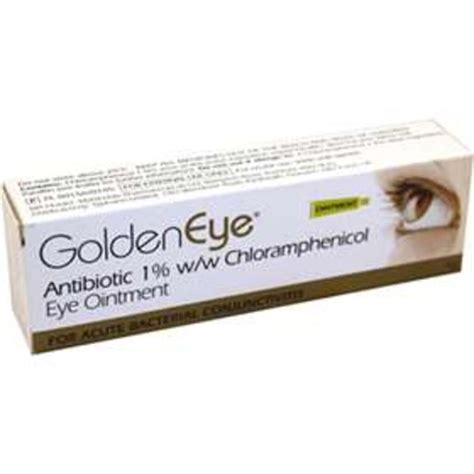 Goldeneye Antibiotic Eye Ointment Chloramphenicol 1 4g Dock Pharmacy