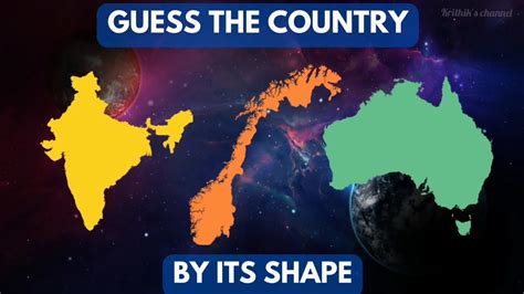 Guess The Country By Its Shape Quiz Youtube