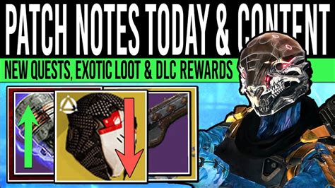 Destiny 2 NEW PATCH CHANGES EXOTIC CHANGES Eververse LOOT New