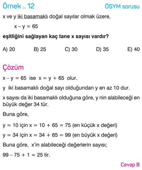 Basamak Kavramı Konu Anlatımı Örnekler Tyt Sayı Basamakları Çözümleme