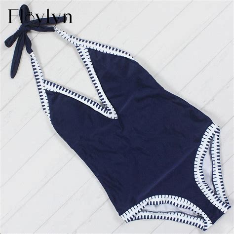 Floylyn One Piece Swimsuit Swimwear Female Women Bandeau Monokini