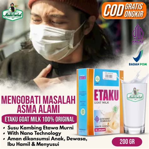 Jual Susu Pembersih Paru Paru Kotor Perokok Asma Sesak Napas TBC Etaku