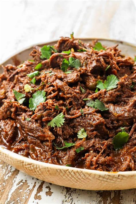 Recipe For Mexican Style Shredded Beef Johnson Prossal42