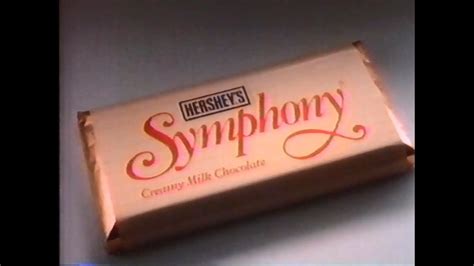 Hersheys Symphony Chocolate Bar Ad From 1990 Youtube