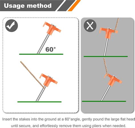 Teoyngu Estacas De Tienda De Campa A Resistentes De Pulgadas