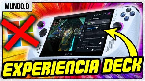 🔴 Experiencia Steam Deck En El Asus Rog Ally Chimeraos Youtube