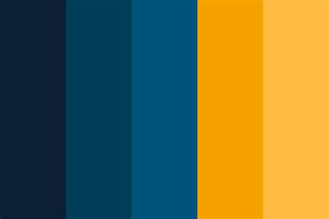 Blue Yellow Color Palette