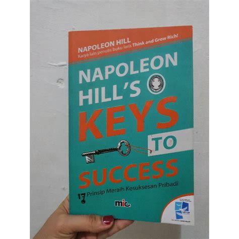 Jual Buku Bekas Original Napoleon Hill S Keys To Success Bahasa