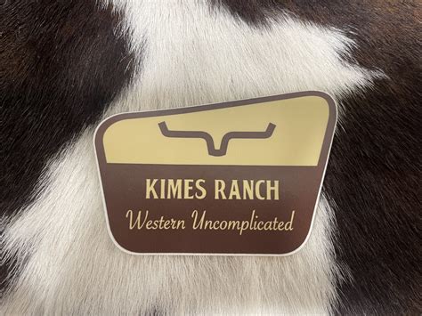 KIMES RANCH WESTERN UNCOMPLICATED STICKER – El Reparo Boots