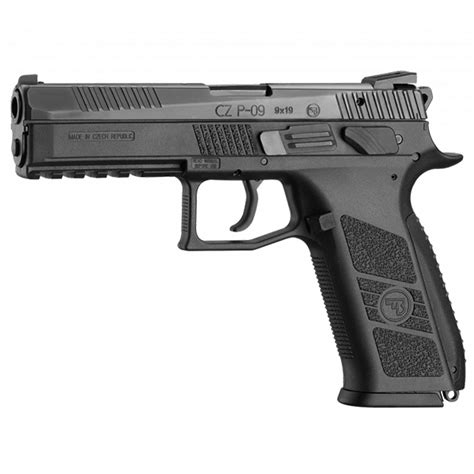 Cz Pistol P Black Cal Mm Rds Mm Bbl Polymer Frame Black